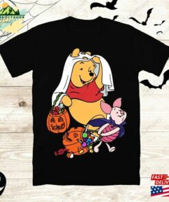 Vintage Winnie Pooh Halloween Shirt Nightmare On The Main Street Disney Unisex Classic 4