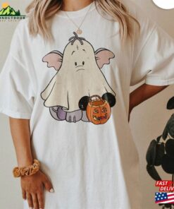 Vintage Winnie The Pooh Ghost Comfort Colors Shirt Halloween Piglet Tigger Eeyore Rabbit Unisex Classic