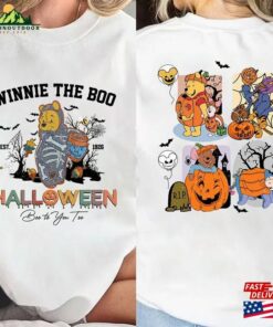 Vintage Winnie The Pooh Halloween Shirts And Friends Disneyland Pumpkin Unisex Classic 4