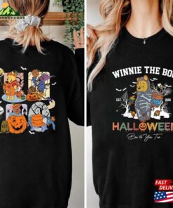 Vintage Winnie The Pooh Halloween Shirts And Friends Disneyland Pumpkin Unisex Sweatshirt 4