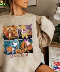 Vintage Winnie The Pooh Halloween Sweatshirt Disney Shirt Bear Hoodie