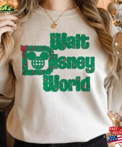 Walt Disney World Wreath Christmas T Shirt Classic Unisex 4