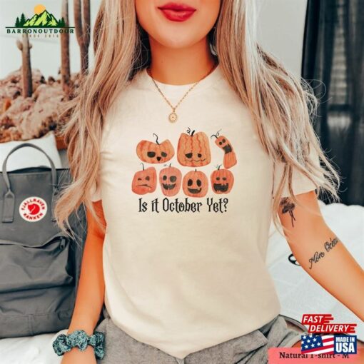 Watercolor Pumpkin Halloween Shirt Fall Pumpkins Sweatshirt Cute T-Shirt Classic