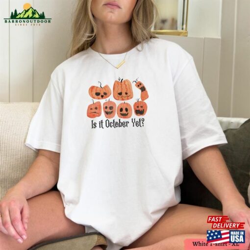 Watercolor Pumpkin Halloween Shirt Fall Pumpkins Sweatshirt Cute T-Shirt Classic