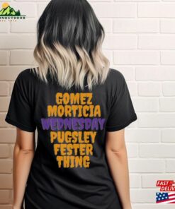 Wednesday Addams Halloween Unisex Mineral Wash T Shirt Hoodie 3