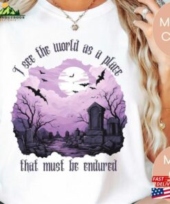 Wednesday Shirt Halloween I See The World T-Shirt Unisex Wednesday Shirt Halloween I See The World T-Shirt Unisex