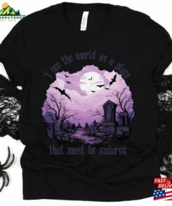 Wednesday Shirt Halloween I See The World T-Shirt Unisex