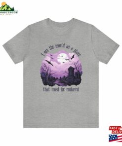 Wednesday Shirt Halloween I See The World T Shirt Unisex 4