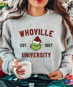 Whoville Green Monster Est 1957 Sweatshirt Merry Christmas Crewneck Hot Trend 2023 Shirt Gift T-Shirt Hoodie Whoville Green Monster Est 1957 Sweatshirt Merry Christmas Crewneck Hot Trend 2023 Shirt Gift T-Shirt Hoodie