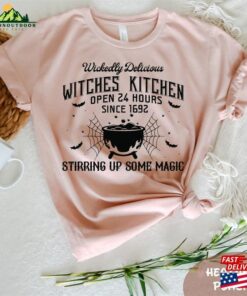 Wickedly Delicious Witches Kitchen Open 24 Hours Since 1692 Stirring Up Some Magic Shirt Funny Halloween Tee Hoodie Unisex Wickedly Delicious Witches Kitchen Open 24 Hours Since 1692 Stirring Up Some Magic Shirt Funny Halloween Tee Hoodie Unisex