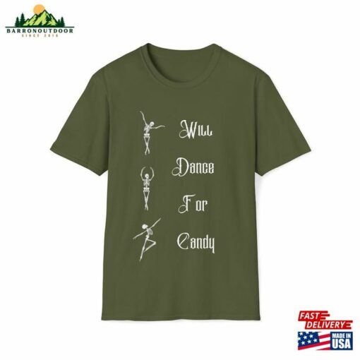 Will Dance For Candy Tee Unisex Softstyle T-Shirt Hoodie