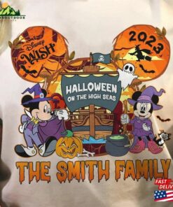 Wish Cruise Halloween On The High Seas Shirt Personalized Matching Family Sweatshirt Hoodie