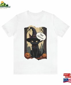 Witches Black Cat For Halloween 2023 Unisex Jersey Short Sleeve Tee T Shirt Hoodie 4