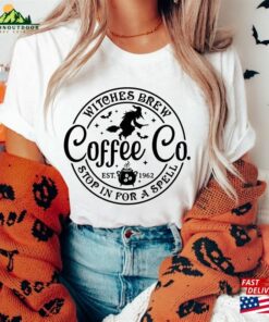 Witches Brew Coffee Co Sweatshirt Halloween Fall Unisex Hoodie