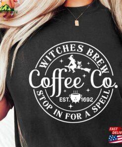 Witches Brew Sweatshirt Halloween Funny Coffee Co Crewneck T-Shirt Unisex 2 Witches Brew Sweatshirt Halloween Funny Coffee Co Crewneck T Shirt Unisex 3