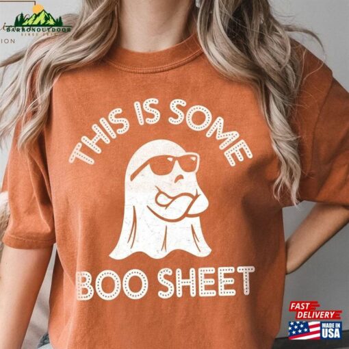 Women’s Halloween This Is Some Boo Sheet Round Shirt Ghost Sweatshirt Classic