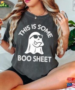 Women’s Halloween This Is Some Boo Sheet Round Shirt Ghost Sweatshirt Classic