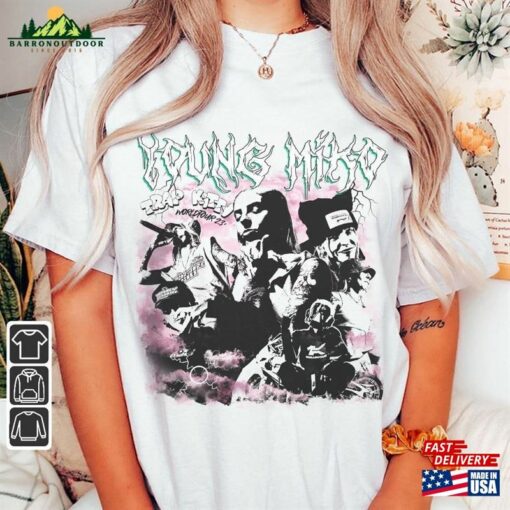 Young Miko Rap Shirt Trap Kitty World Tour 2023 Vintage 90S Y2k Sweatshirt Hoodie