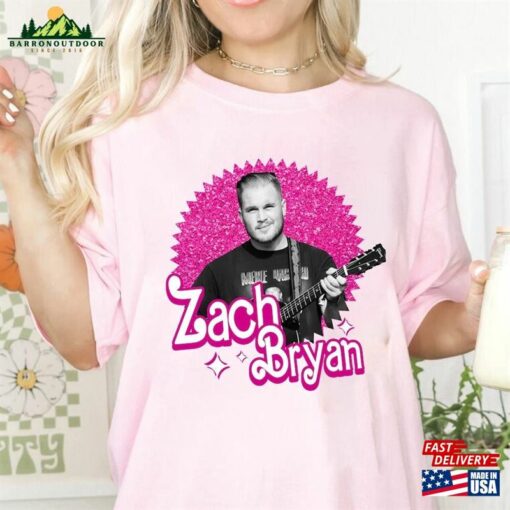 Zach Bryan Barbi T-Shirt Burn Tour Shirt Cowboy Country Music Hoodie