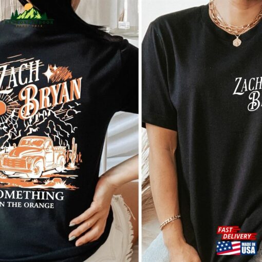 Zach Bryan Something In The Orange Front And Back Shirt Vintage Fan Gift Country Music T-Shirt Unisex Sweatshirt