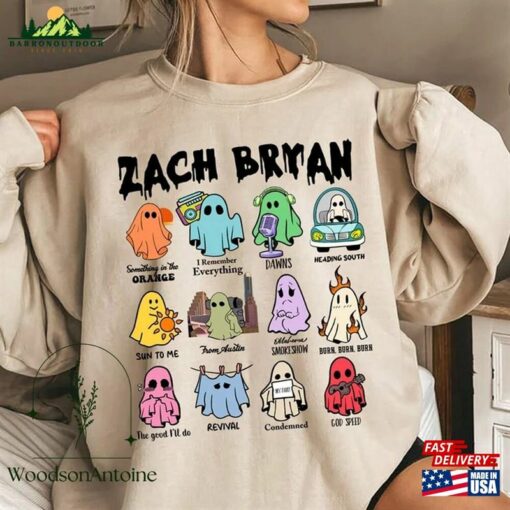 Zach Bryan Sweatshirt Hoodie Unisex T-Shirt Halloween Merch