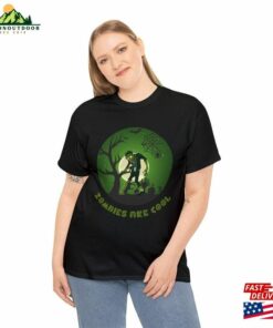 Zombies Are Cool Unisex Heavy Cotton Tee Halloween 2023 Sweatshirt Hoodie 3