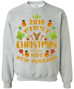 2019 First Christmas With my New Husband Sweatshirt Shirt Sweatshirt Long Sleeve Hoodie Tank Mug 2019 First Christmas With my New Husband Sweatshirt Shirt Sweatshirt Long Sleeve Hoodie Tank Mug