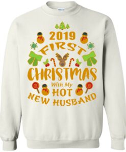 2019 First Christmas With my New Husband Sweatshirt Shirt Sweatshirt Long Sleeve Hoodie Tank Mug 2 2019 First Christmas With my New Husband Sweatshirt Shirt Sweatshirt Long Sleeve Hoodie Tank Mug 3