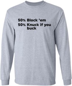 50 block ’em 50 knuck if you buck shirt Shirt Sweatshirt Long Sleeve Hoodie Tank Mug 9 50 block 'em 50 knuck if you buck shirt Shirt Sweatshirt Long Sleeve Hoodie Tank Mug 9