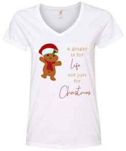 A Ginger Is For Life Not Just For Christmas Gingerbread Shirt Sweatshirt Long Sleeve Hoodie Tank Mug