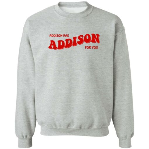 Addison Rae addison for you sweatshirt Shirt Sweatshirt Long Sleeve Hoodie Tank Mug