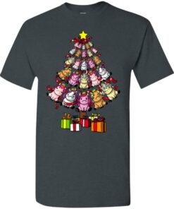 Adorable Unicorns Christmas Tree Shirt Sweatshirt Long Sleeve Hoodie Tank Mug