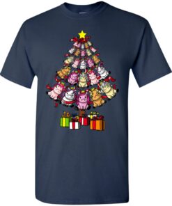 Adorable Unicorns Christmas Tree Shirt Sweatshirt Long Sleeve Hoodie Tank Mug