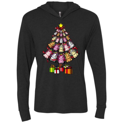 Adorable Unicorns Christmas Tree Unisex Shirt Sweatshirt Long Sleeve Hoodie Tank Mug