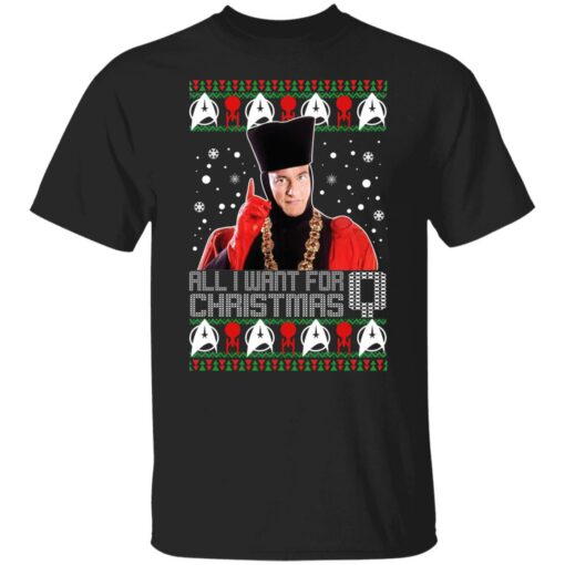 All I Want For Christmas Is Q Christmas Sweater Shirt Sweatshirt Long Sleeve Hoodie Tank Mug