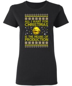 All I want for Christmas is the means of Production sweatshirt Shirt Sweatshirt Long Sleeve Hoodie Tank Mug