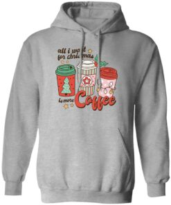 All i want for Christmas is more coffee Christmas sweater Shirt Sweatshirt Long Sleeve Hoodie Tank Mug 2 All i want for Christmas is more coffee Christmas sweater Shirt Sweatshirt Long Sleeve Hoodie Tank Mug 3