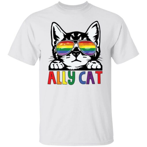 Ally cat LGBT shirt Shirt Sweatshirt Long Sleeve Hoodie Tank Mug