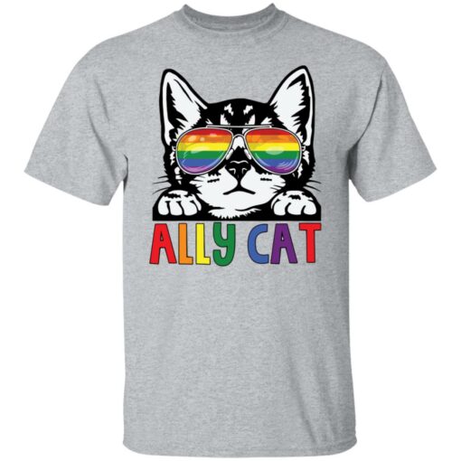 Ally cat LGBT shirt Shirt Sweatshirt Long Sleeve Hoodie Tank Mug