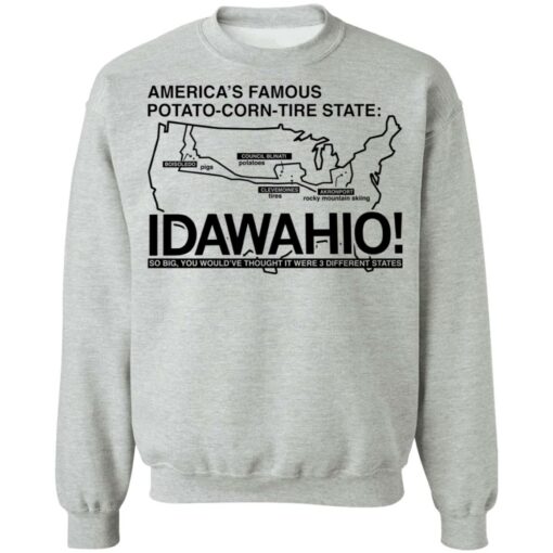 America’s famous potato corn tire state shirt Shirt Sweatshirt Long Sleeve Hoodie Tank Mug