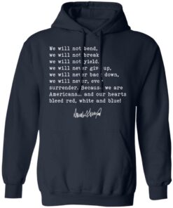 American and our hearts bleed red white and blue shirt Shirt Sweatshirt Long Sleeve Hoodie Tank Mug
