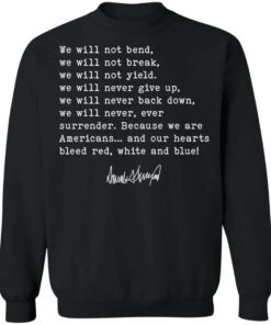 American and our hearts bleed red white and blue shirt Shirt Sweatshirt Long Sleeve Hoodie Tank Mug 3