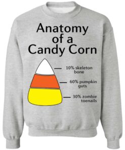 Anatomy of a candy corn shirt Shirt Sweatshirt Long Sleeve Hoodie Tank Mug 3