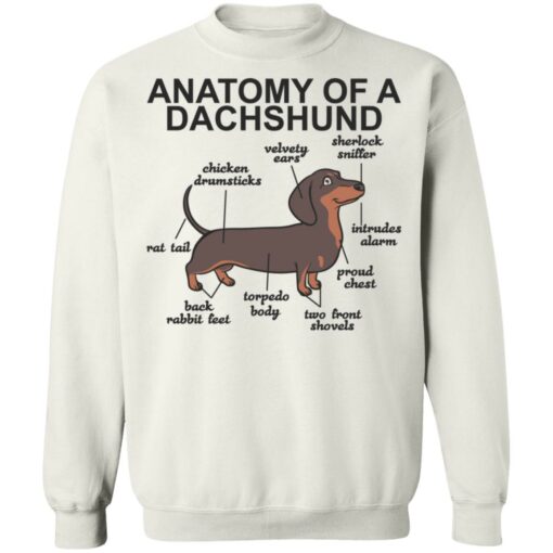 Anatomy of a dachshund shirt Shirt Sweatshirt Long Sleeve Hoodie Tank Mug