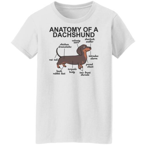 Anatomy of a dachshund shirt Shirt Sweatshirt Long Sleeve Hoodie Tank Mug