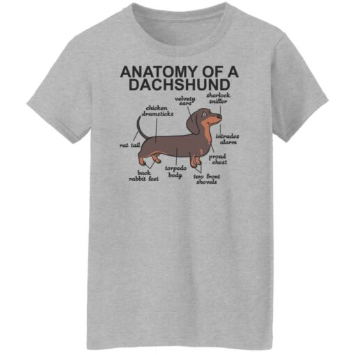 Anatomy of a dachshund shirt Shirt Sweatshirt Long Sleeve Hoodie Tank Mug