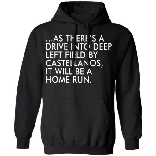 As there’s a drive into deep left field by castellanos shirt Shirt Sweatshirt Long Sleeve Hoodie Tank Mug