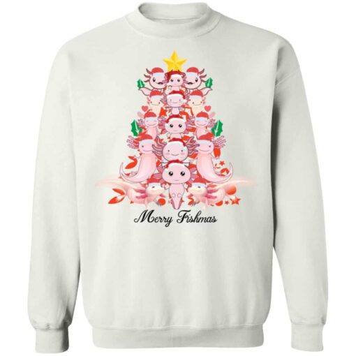 Axolotl Christmas Tree shirt Shirt Sweatshirt Long Sleeve Hoodie Tank Mug