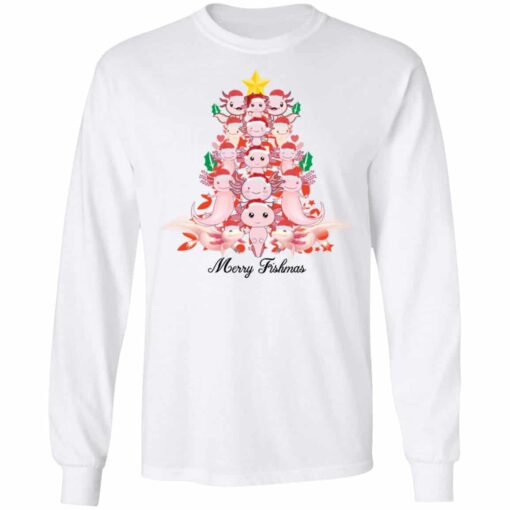 Axolotl Christmas Tree shirt Shirt Sweatshirt Long Sleeve Hoodie Tank Mug