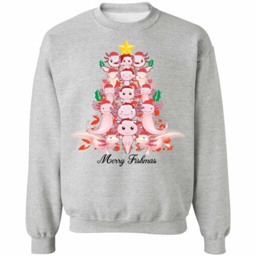 Axolotl Christmas Tree shirt Shirt Sweatshirt Long Sleeve Hoodie Tank Mug